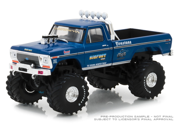 Ford F-250 Monster Truck Bigfoot #1 - blue GL86097 Модель 1:43