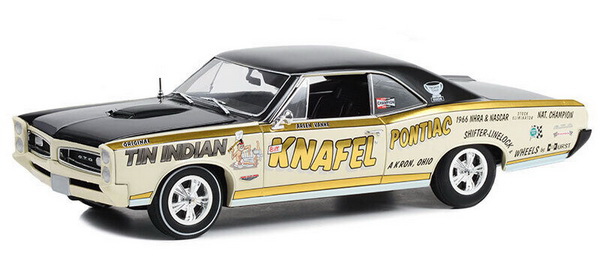 PONTIAC GTO "Tin Indian Knafel Pontiac, Akron" 1966 HW18036 Модель 1:18