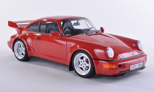 porsche 911 (964) carrera rs 3.8 - red [смола; без открывающихся элементов] GT003CS Модель 1:18
