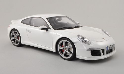 Модель 1:18 Porsche 911 (991) Carrera S Club Coupe - white [смола; без открывающихся элементов]