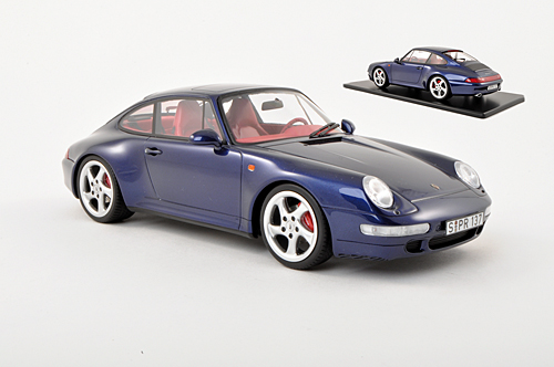 porsche 911 (991) carrera s club coupe -blue [смола; без открывающихся элементов] GT012ZM Модель 1:18