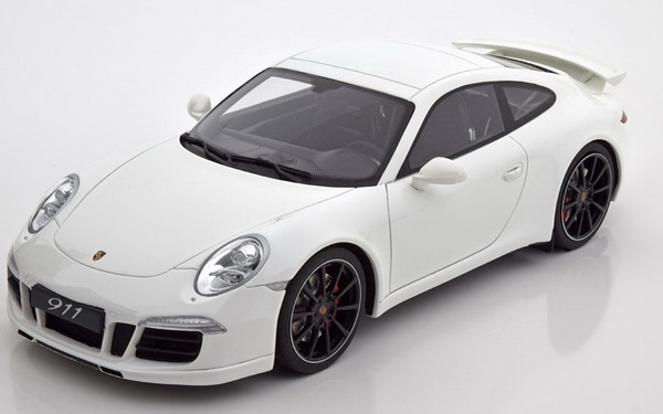 Модель 1:18 Porsche 911 (991) Carrera S Aerokit - white