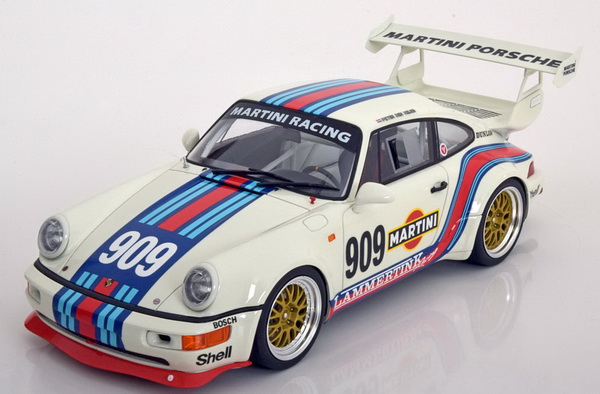 Модель 1:18 Porsche 911 (964) RSR 3.8 №909 «Martini» Lammertink den Heijer