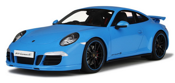 porsche 911 (991) carrera 4s - light blue GT085 Модель 1:18