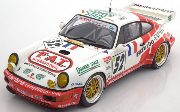 porsche 911 (964) rsr №52, class winner 24h le mans 1994 faturbo dupuy/pareja/palau GT104 Модель 1 18