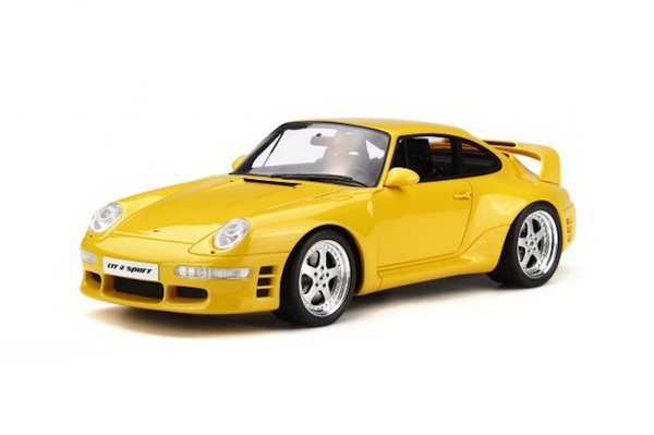 porsche ruf ctr2 sport 1995-1997 - yellow GT141 Модель 1:18