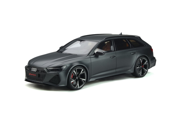 Модель 1:18 Audi RS6 Avant (C8) 2020 - matt.grey