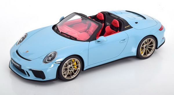 Модель 1:18 Porsche 911 (991 II) Speedster - 2019 - Light Blue