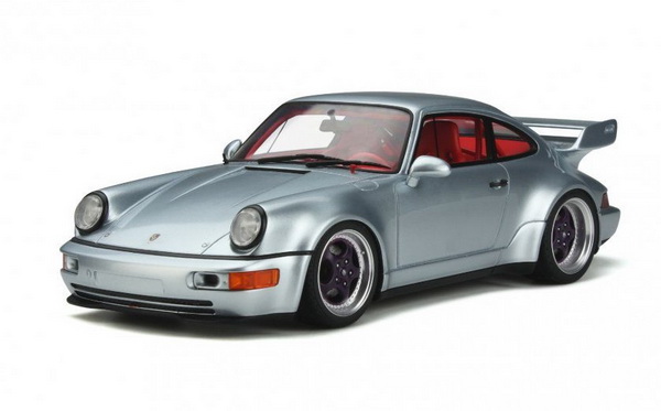 Модель 1:18 Porsche 911 (964) 3.8 1990 - Silver