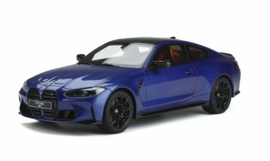 Модель 1:18 BMW M4 Coupe Competition (G82) - portimao blue metal