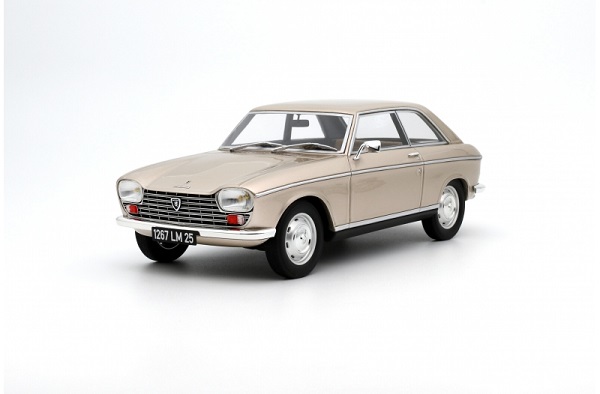 Модель 1:18 Peugeot 204 Coupe - 1965 - Beige Metal 1129