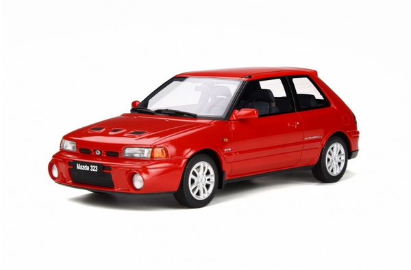 Модель 1:18 Mazda 323 GT-R - red 1992
