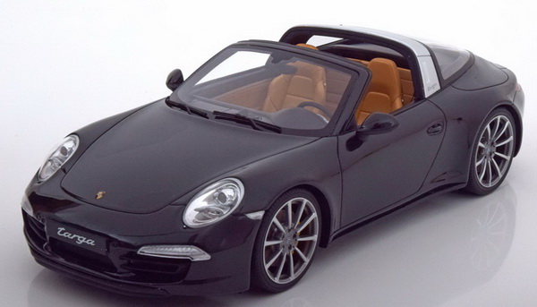 Модель 1:18 Porsche 911 (991) targa - black (L.E.by Modelissimo)