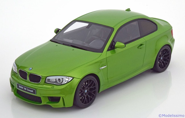 Модель 1:18 BMW 1er M Coupe (E82) - green mamba (L.E.504pcs by Modelissimo)
