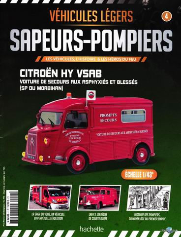Citroen HY VSAB - Voiture de Secours aux Asphyxiés et Blessés (SP du Morbihan) (с журналом)