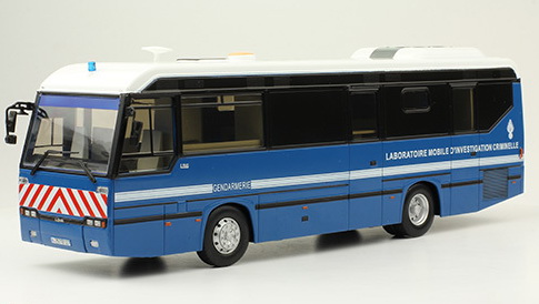 Модель 1:43 Lohr FC MO Laboratoire Mobile d'Investigation Criminelle - серия «Autobus et autocars du Monde» №99 (с журналом)