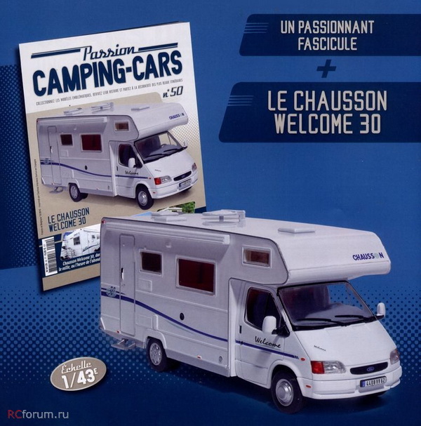 chausson welcome 30 - серия «collection camping-cars» №50 (с журналом) M4129-50 Модель 1:43