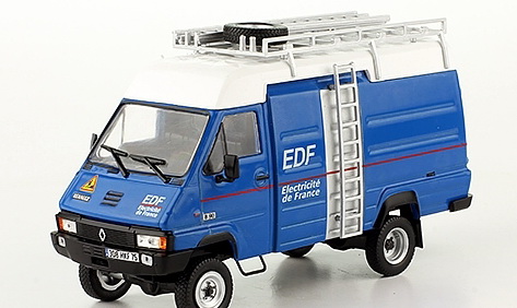 Модель 1:43 Saviem B90 4x4 «EDF» - серия «Utilitaires Renault» №28