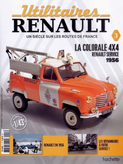 Модель 1:43 Renault Colorale 4X4 Renault Service - серия «Utilitaires Renault» №3
