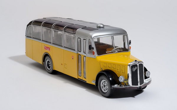 saurer l4c - серия «autobus et autocars du monde» №8 (без журнала) BC008 Модель 1:43