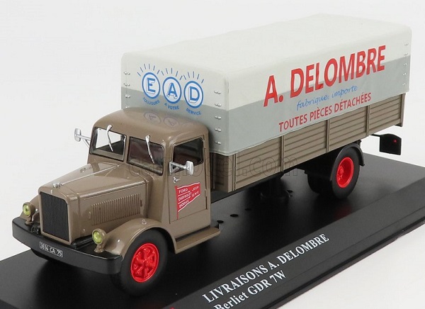 Berliet GDR 7W Livraisons A.Delombre - brown/grey