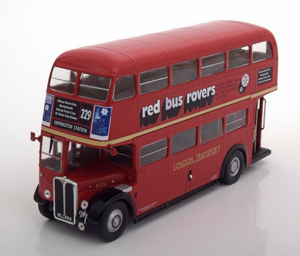 aec regent iii rt «london transport» - серия «autobus et autocars du monde» №5 (без журнала) BC005 Модель 1:43