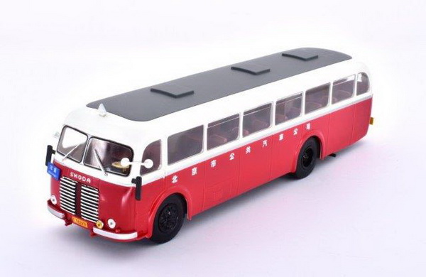 Модель 1:43 Skoda 706 RO Bus - red/white