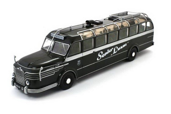 автобус krupp titan 080 "senior luxus" germany 1951 black BC033 Модель 1:43