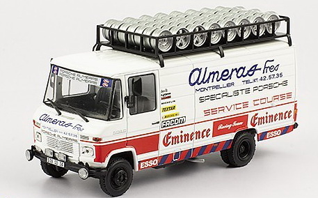 Модель 1:43 Mercedes-Benz 508 C - Team Almeras Eminence 1980-1982 - серия «Véhicule d'assistance rallye 1/43» №13 (с журналом)