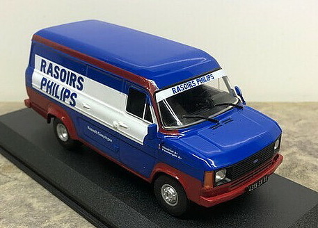Модель 1:43 Ford Transit - Renault Philips 1984 - серия «Véhicule d'assistance rallye 1/43» №15 (с журналом)