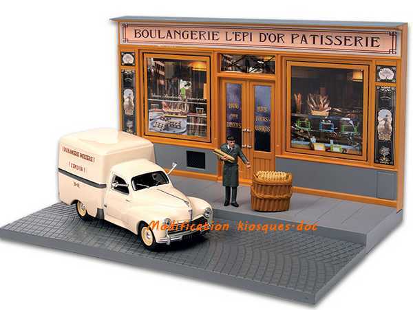 Модель 1:43 Peugeot 203 Le boulanger et sa fourgonnette - серия «Plus Beaux Vehicules Utilitaires» №1
