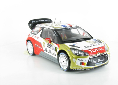Модель 1:18 Citroen DS3 WRC №1 (Sébastien Loeb) - серия «Collection Les Plus Grandes Voitures de Rallye» №1 (с журналом)