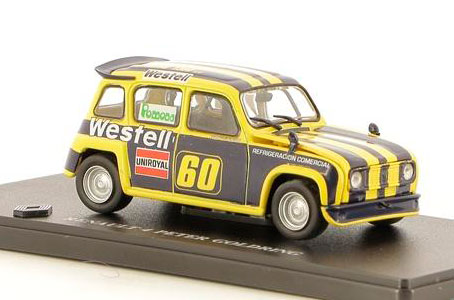 Renault R4 Peter Goldring №60 (Felipe Solano) - серия «Renault 4 L» №51 M7699-51 Модель 1:43