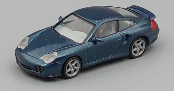 porsche 911 (996) turbo, oceanblue metallic 032834 Модель 1:87
