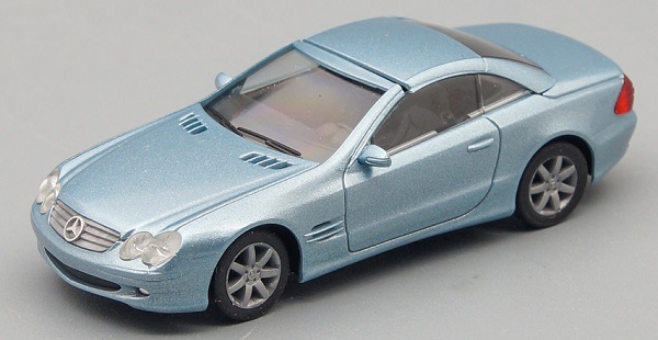 mercedes-benz sl-class (r230) hardtop, ice blue metallic 033077 Модель 1:87