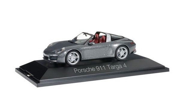 Porsche 911 (991) targa 4 - grey met 071154 Модель 1:43