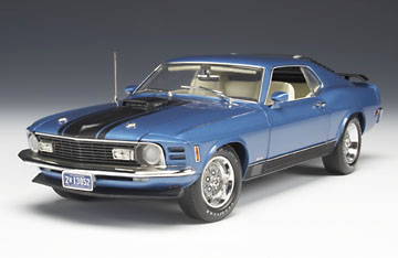 Модель 1:18 Ford Mach I Mustang - medium blue met