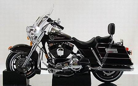 harley-davidson flhri road king motorcycle - black cherry pearl/black pearl H61-81005 Модель 1:12
