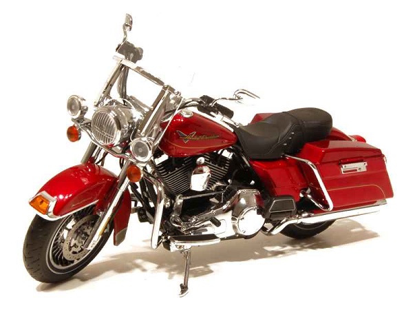 Модель 1:12 Harley-Davidson FLHR Road King - red hot sunglo