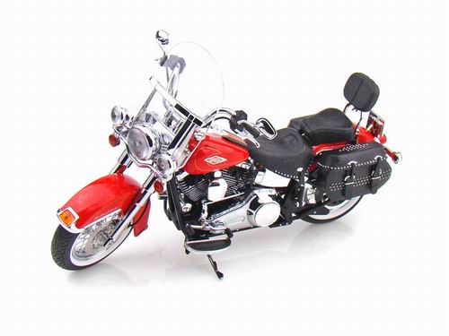 Модель 1:12 Harley-Davidson FLSTC Heritage Softail Classic - Scarlet Red