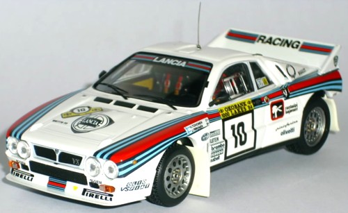 Модель 1:43 Lancia 037 Rally №10 «Martini» 1000Lakes (Henri Pauli Toivonen - Juha Piironen)