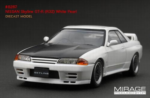 Модель 1:43 Nissan Skyline GT-R (R32) White Pearl