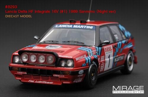 Модель 1:43 Lancia Delta HF Integrale 16V №1 Sanremo Night (Miki Biasion - T.Siviero)