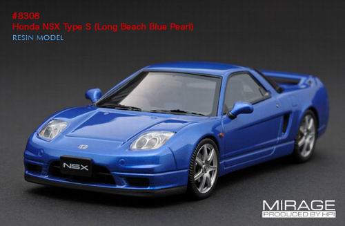 Модель 1:43 Honda NSX Type S (Long Beach Blue Pearl)