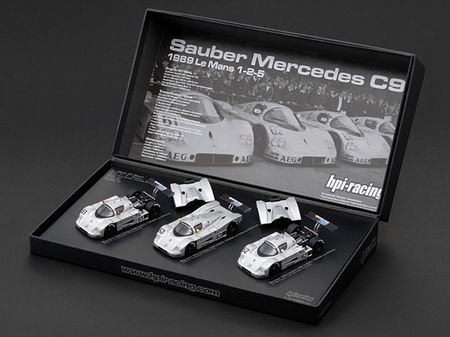 sauber c9 mercedes set №61/62/63 le mans (3 cars) HPI.0992 Модель 1 43