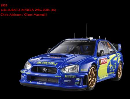 Модель 1:43 Subaru Impreza WRC №6 Rally Japan (Chris Atkinson - Glenn Macneall)