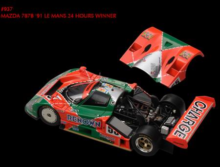 Модель 1:43 Mazda 787B №55 «Renown» Winner 24h Le Mans (Volker Weidler - Johnny Herbert - Bertrand Gachot)