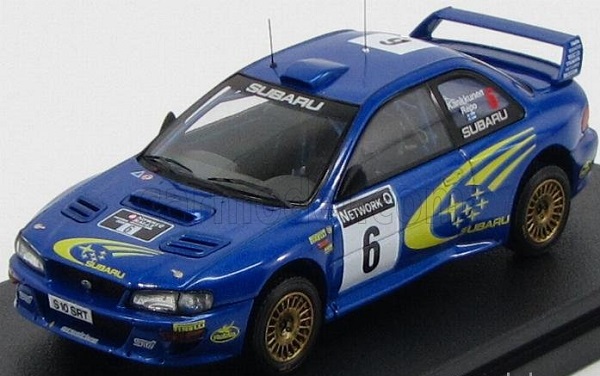 Модель 1:43 Subaru Impreza WRC99 №6 2nd RALLY GREAT BRITAIN (Juha Matti Pellervo Kankkunen - Juha Repo)