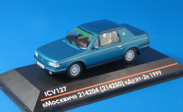 Модель 1:43 «Москвич» 214204 (2142S0) «Дуэт-2» - Сине-зелёный металлик (серия 75 экз.)