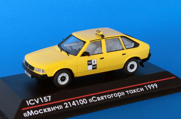 «Москвич» 214100 «Святогор» Такси 1999 (серия 50 экз.) ICV157 Модель 1:43